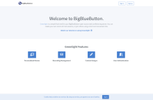The Greenlight front-end (providing user management and 'room' configuration) for BigBlueButton.
