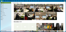 A sample of the NextCloud photo gallery app, which converts images and other media stored in your NextCloud system into browsable, shareable image galleries, with lots of other bells and whistles. 